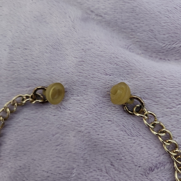 Girls Gymboree Black and White Polka Dot Bow Necklace - Picture 4 of 4